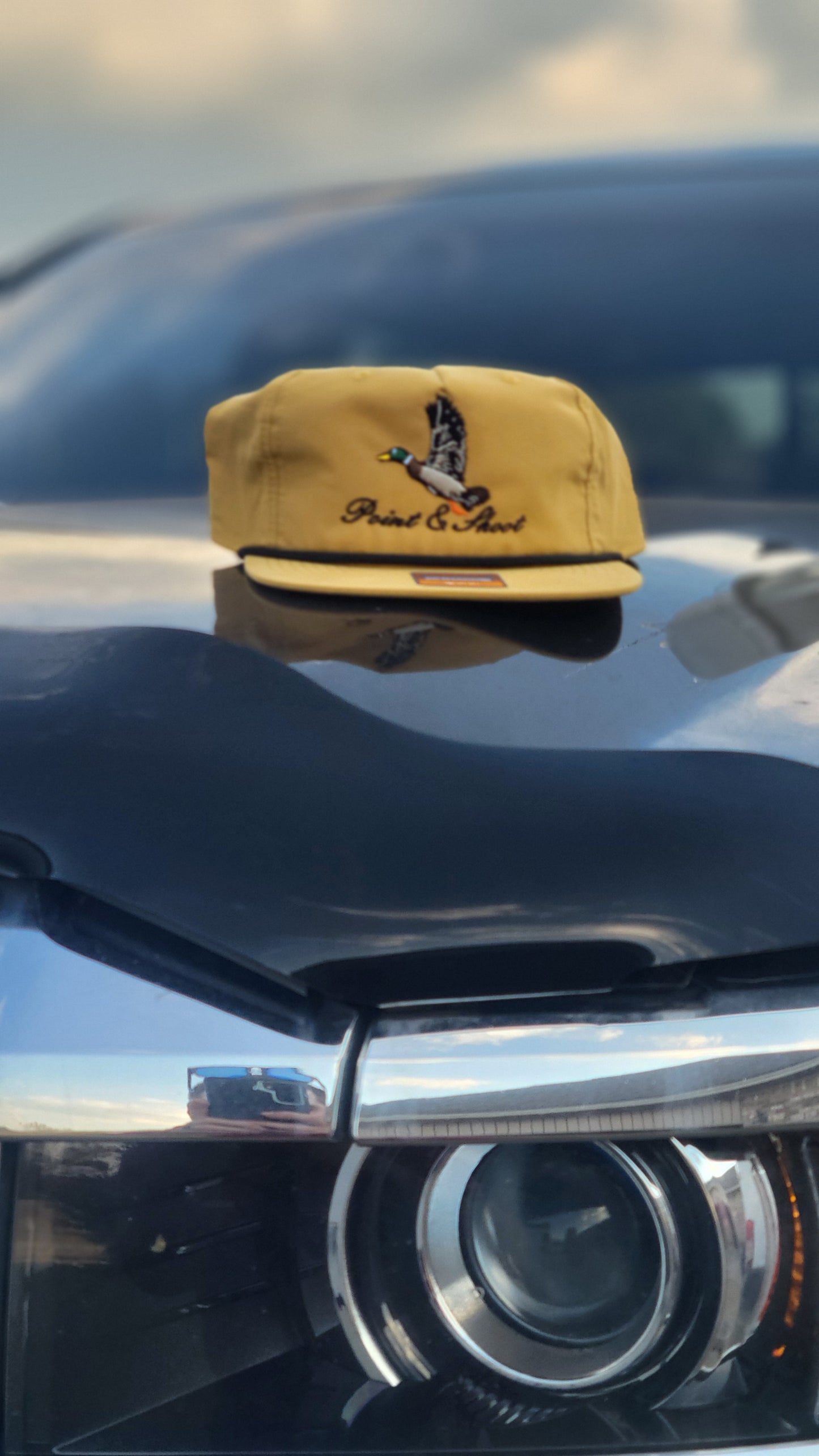 Mallard Hat Rope Biscuit/Black