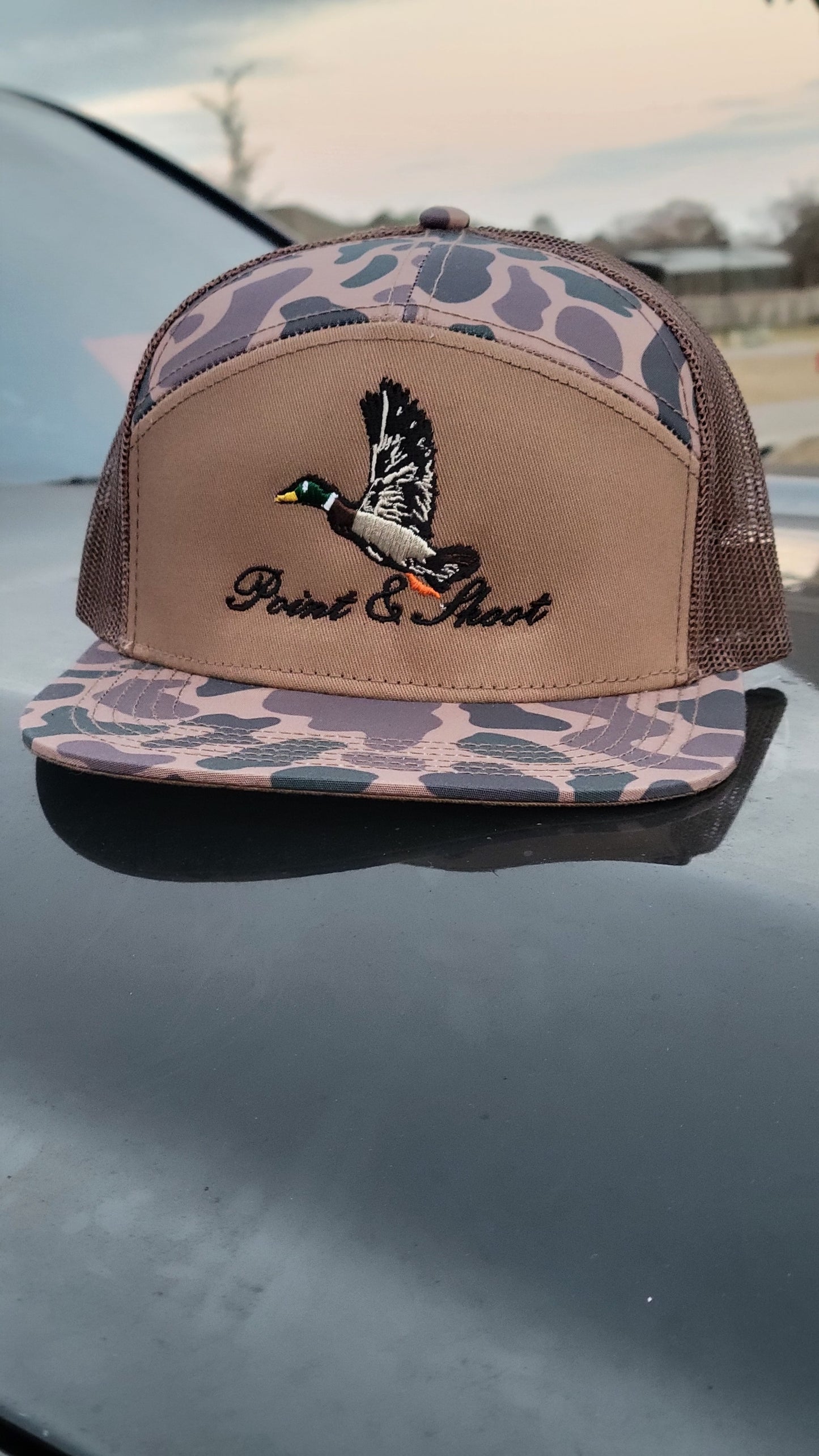 Mallard Hat 7 Panel Delta/Chocolate
