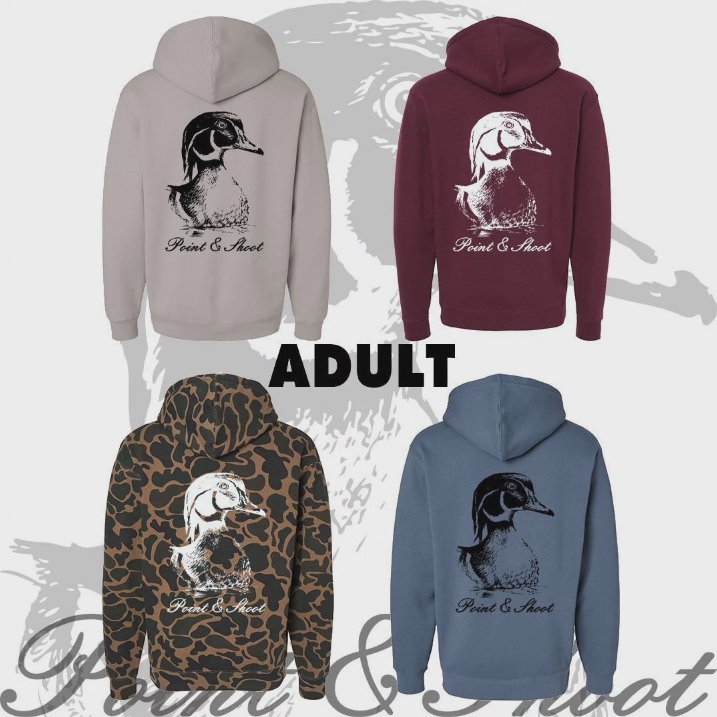 Wood Duck hoodie (Adult)