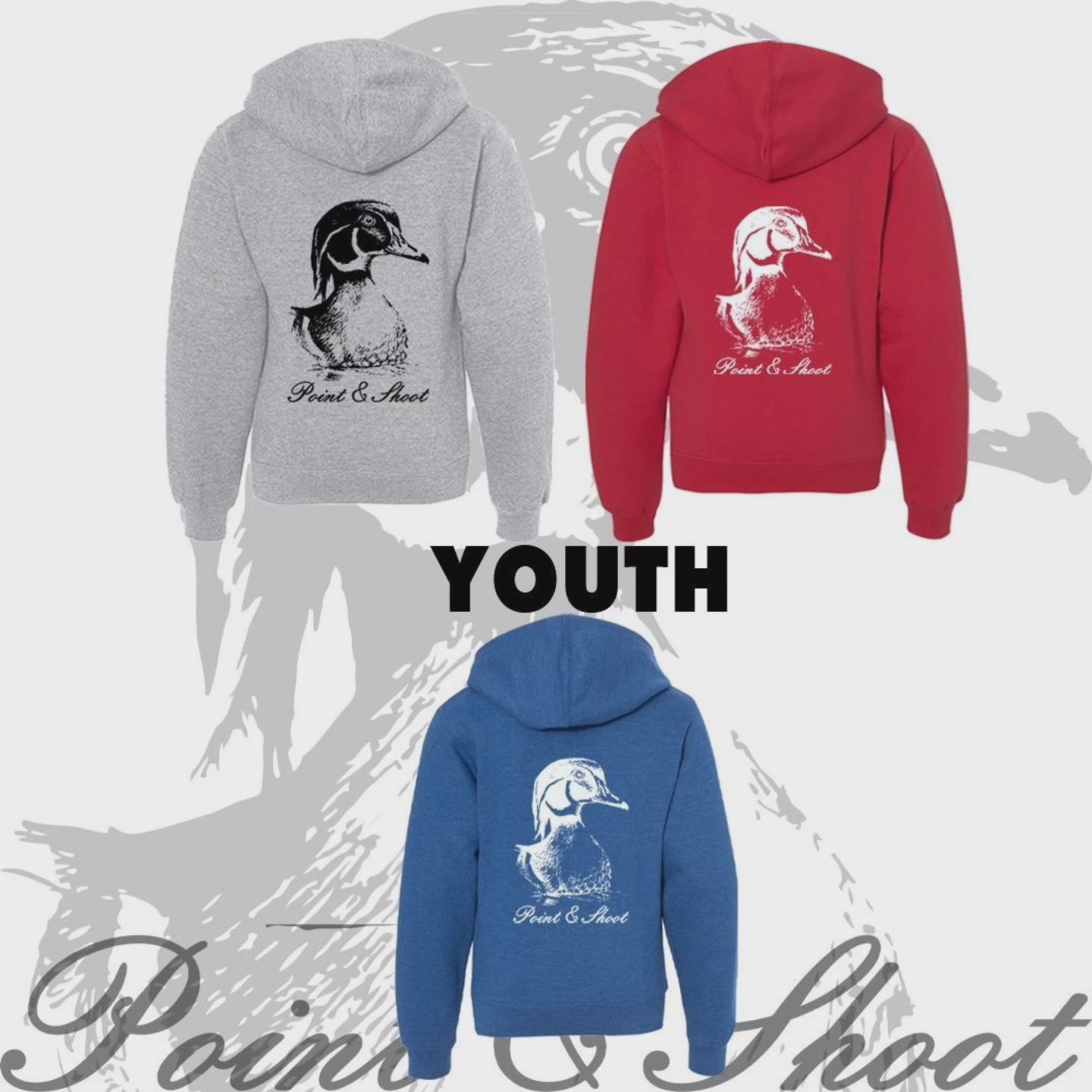 Wood Duck hoodie (youth)