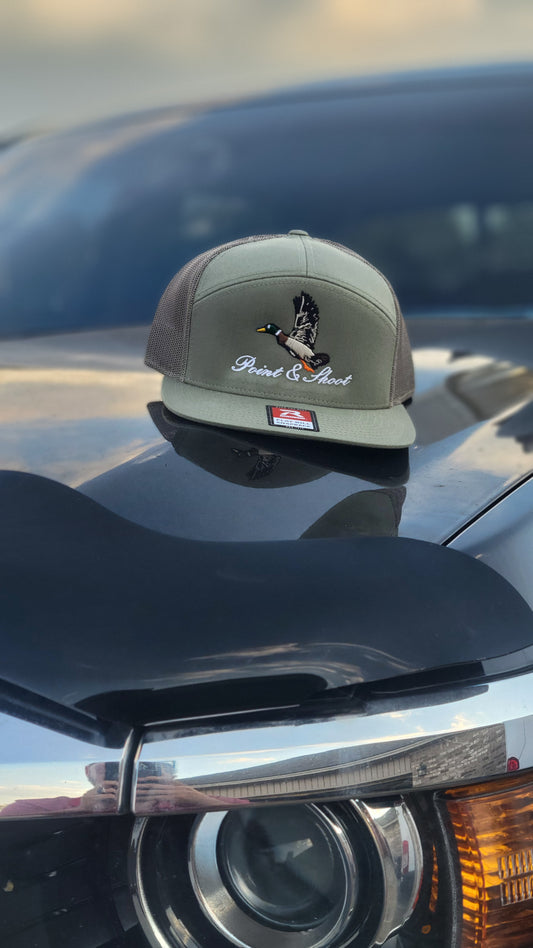 Mallard Hat Loden 7 Panel