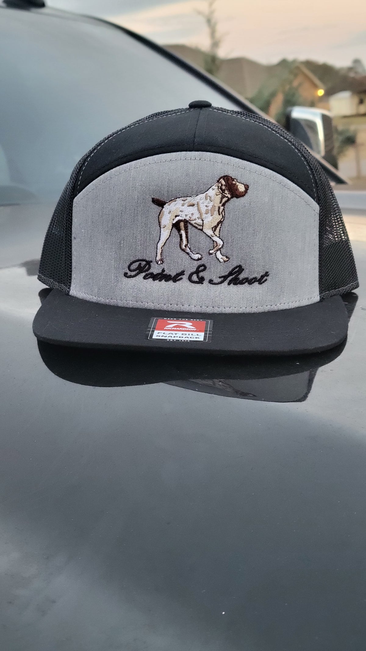 POINTER HAT 7 Panel Grey/Black