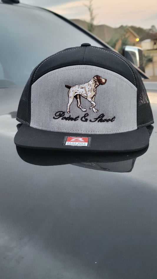 POINTER HAT 7 Panel Grey/Black