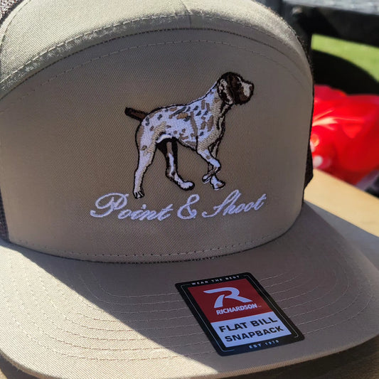 Pointer Hat Khaki 7 Panel