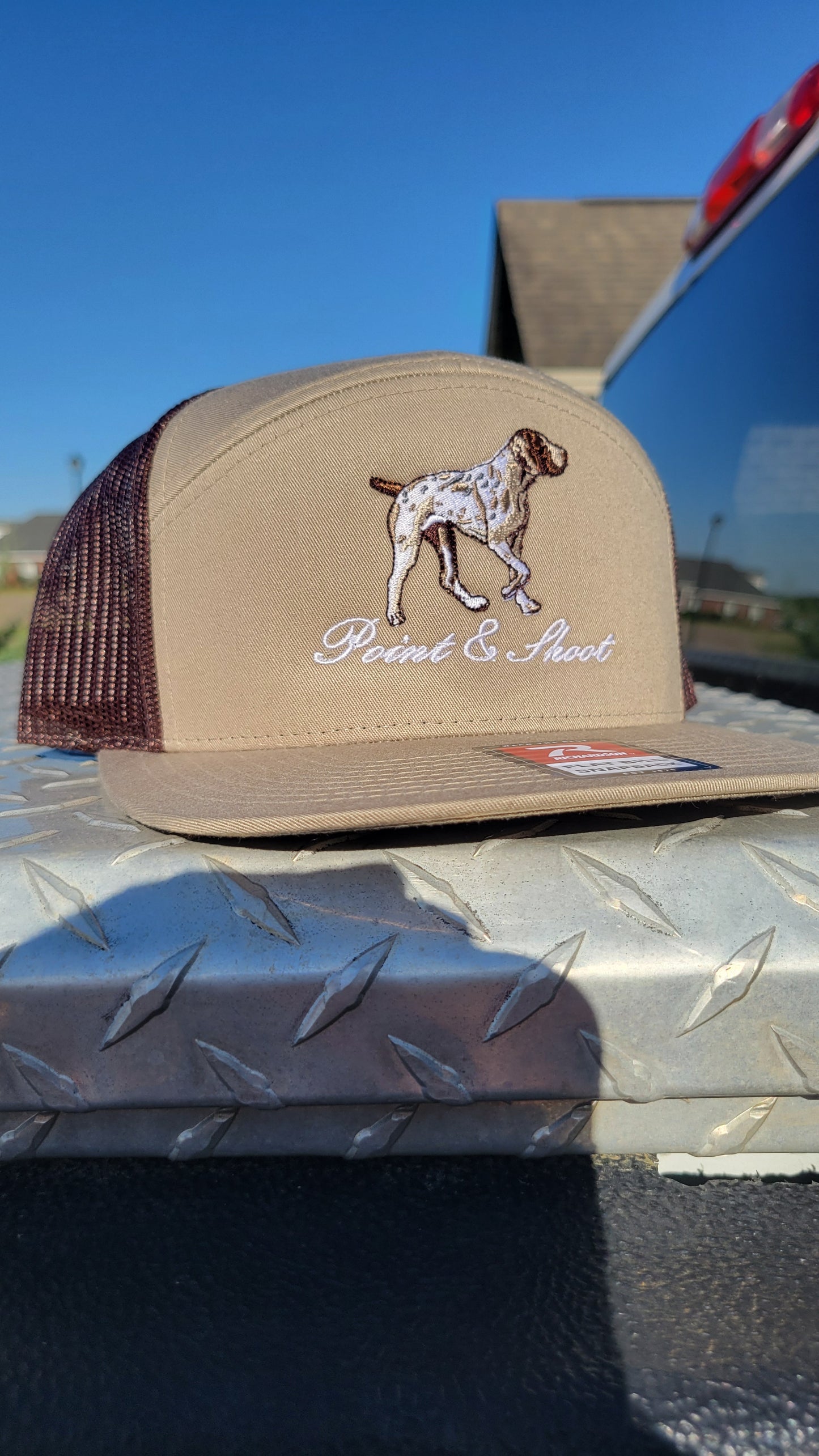 Pointer Hat Khaki 7 Panel